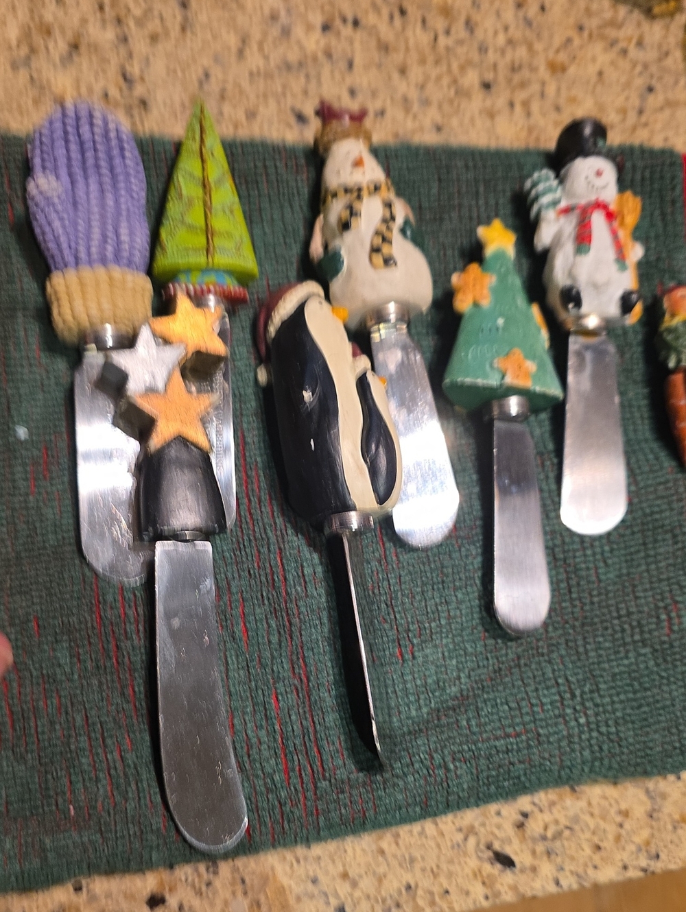 Variety Of Spreader Knives - Black